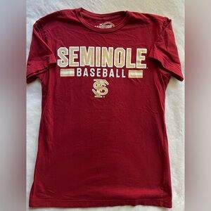 Florida State Baseball Garnet Men’s Tee, Size Small